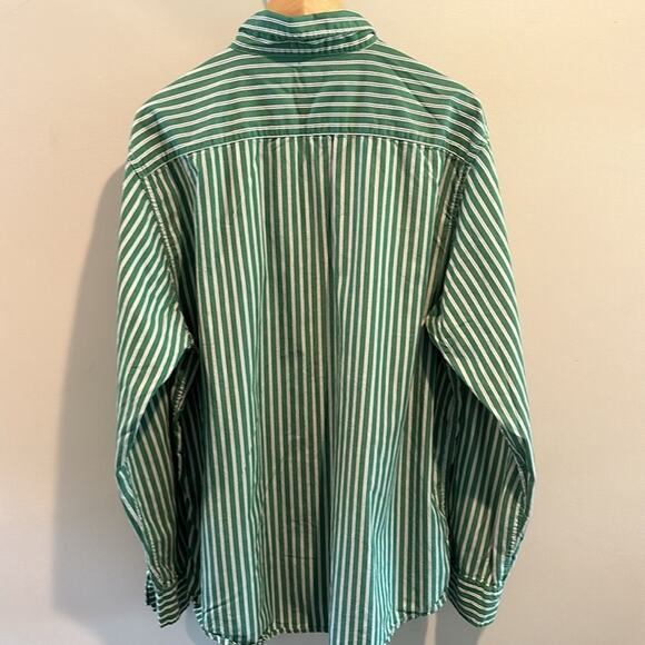 American Eagle Outfitters XL Vintage Y2K Hunter Green Button Down Shirt - Picture 5 of 5